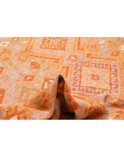 Tappeto Kilim Afghanistan marrone giallo 249x300