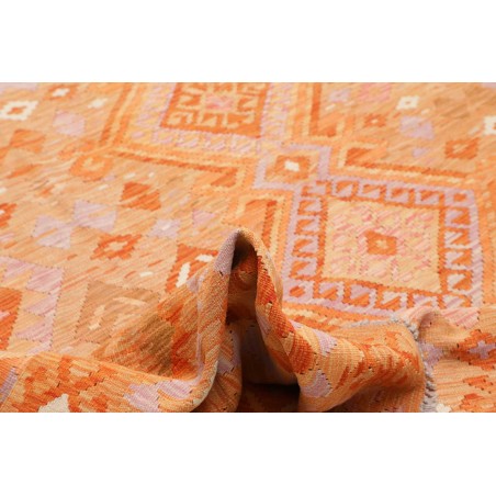 Tappeto Kilim Afghanistan marrone giallo 249x300