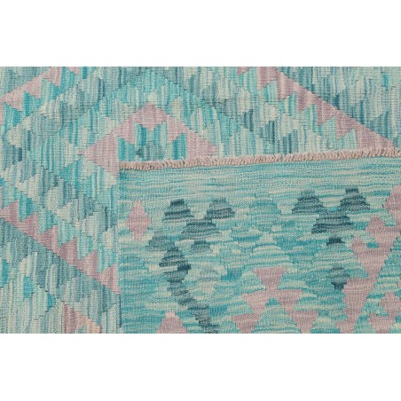 Tappeto Kilim Afghanistan beige blu 252x293