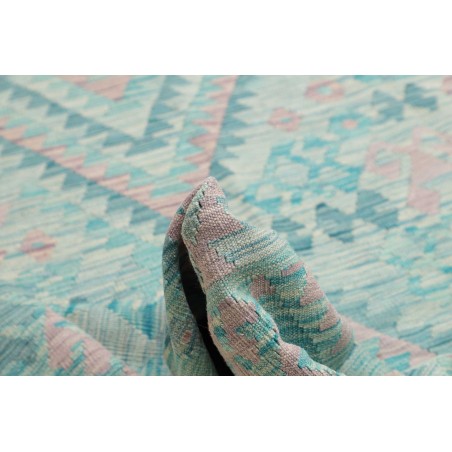 Tappeto Kilim Afghanistan beige blu 252x293