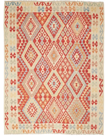 Tappeto Kilim Afghanistan beige marrone 176x233