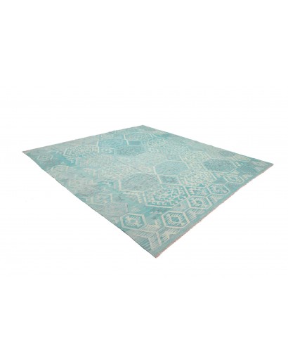 Tappeto Kilim Afghanistan azzurro 270x290