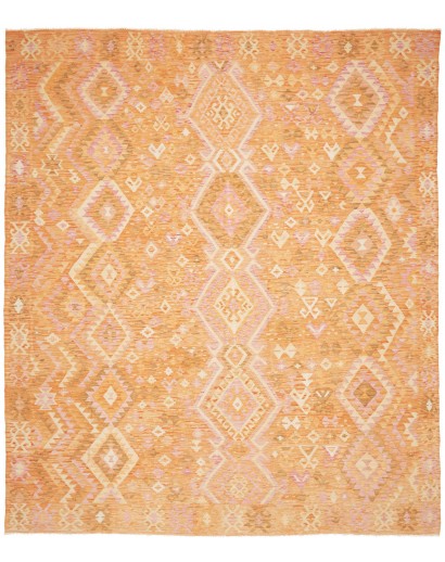 Tappeto Kilim Afghanistan marrone giallo 258x296