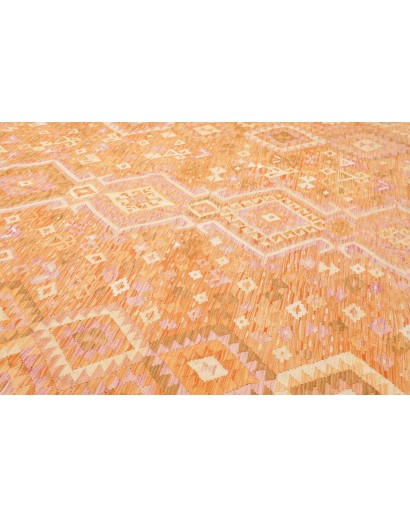 Tappeto Kilim Afghanistan marrone giallo 258x296