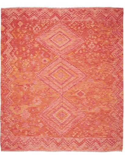 Tappeto Kilim Afghanistan arancione rosso 249x295