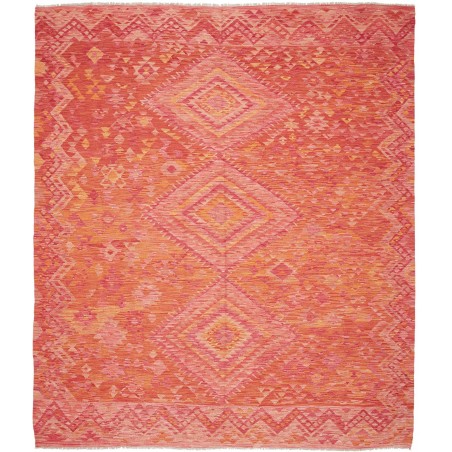 Tappeto Kilim Afghanistan arancione rosso 249x295