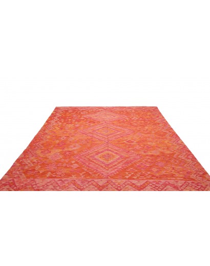 Tappeto Kilim Afghanistan arancione rosso 249x295