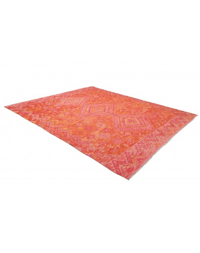 Tappeto Kilim Afghanistan arancione rosso 249x295