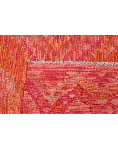 Tappeto Kilim Afghanistan arancione rosso 249x295