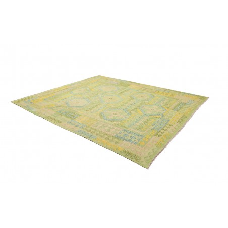 Tappeto Kilim Afghanistan marrone verde 253x292