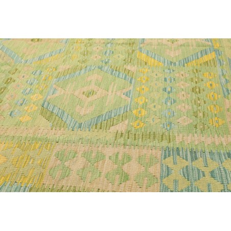 Tappeto Kilim Afghanistan marrone verde 253x292
