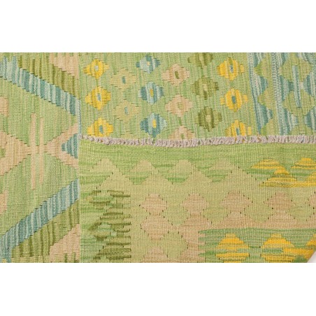 Tappeto Kilim Afghanistan marrone verde 253x292