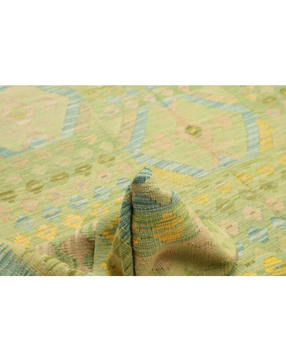 Tappeto Kilim Afghanistan marrone verde 253x292