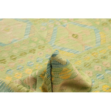 Tappeto Kilim Afghanistan marrone verde 253x292