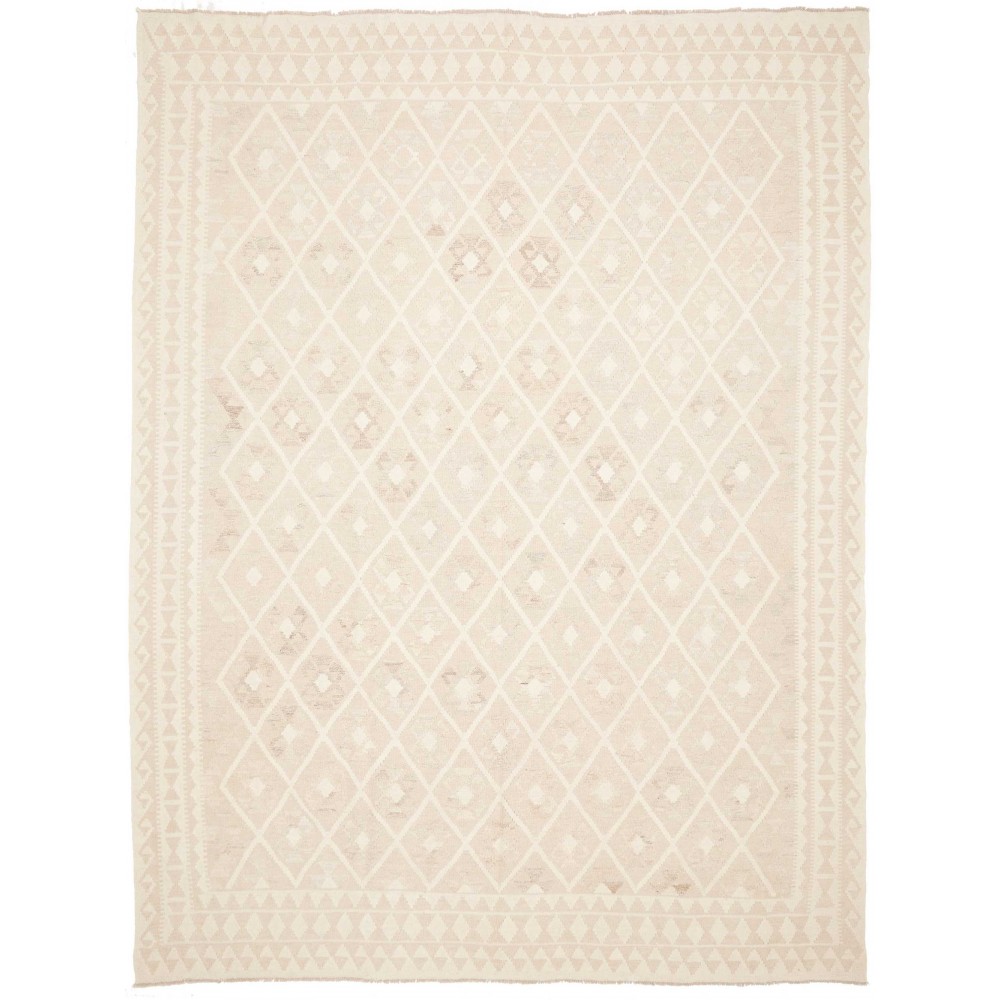 Tappeto Kilim Afghanistan bianco 262x343