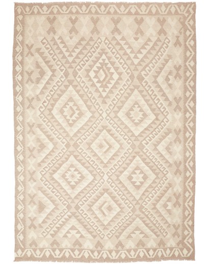 Tappeto Kilim Afghanistan giallo marrone 173x245