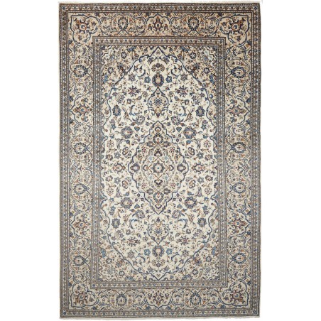 Tappeto Kashan Persia beige bianco 204x298