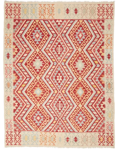 Tappeto Kilim Afghanistan giallo marrone 182x242