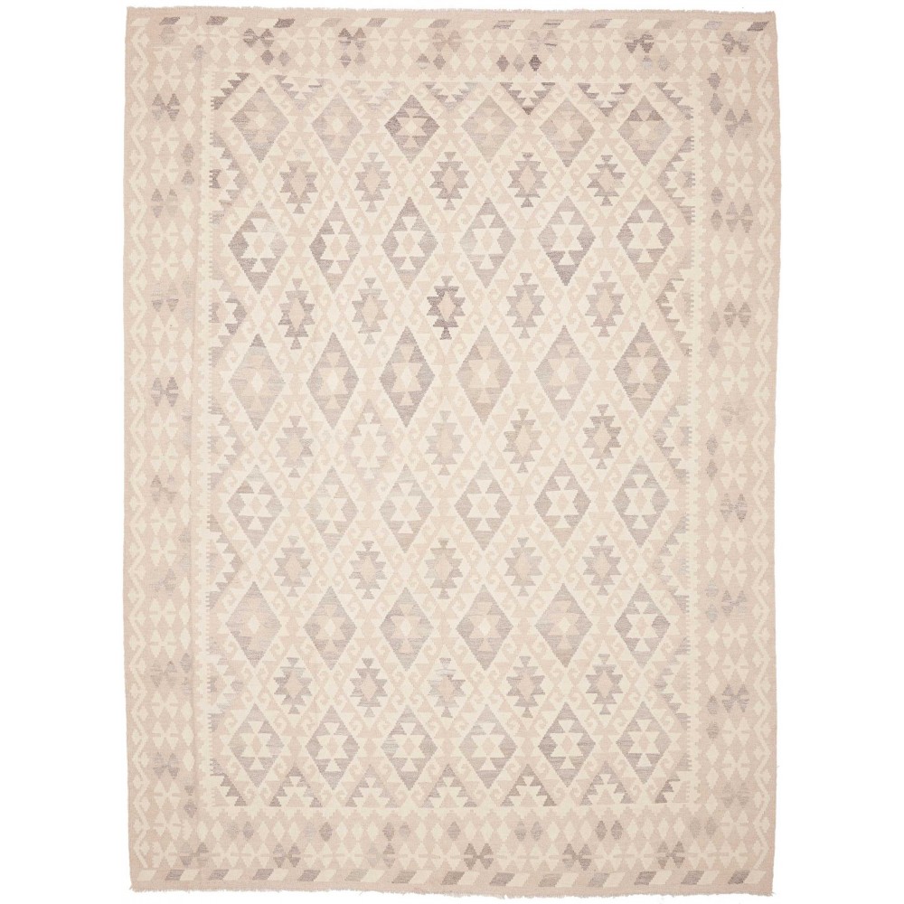 Tappeto Kilim Afghanistan bianco 250x344