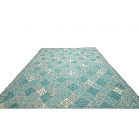 Tappeto Kilim Afghanistan azzurro blu 292x405
