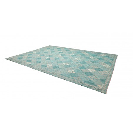 Tappeto Kilim Afghanistan azzurro blu 292x405