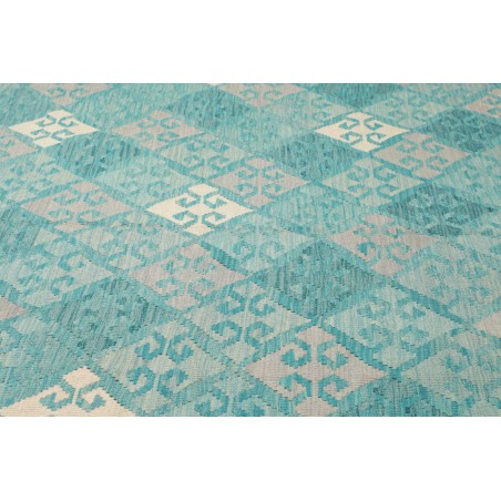 Tappeto Kilim Afghanistan azzurro blu 292x405