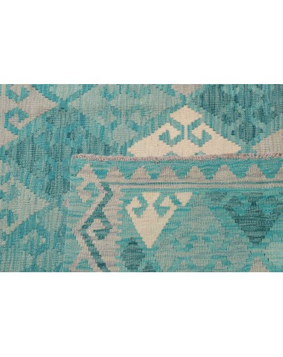 Tappeto Kilim Afghanistan azzurro blu 292x405