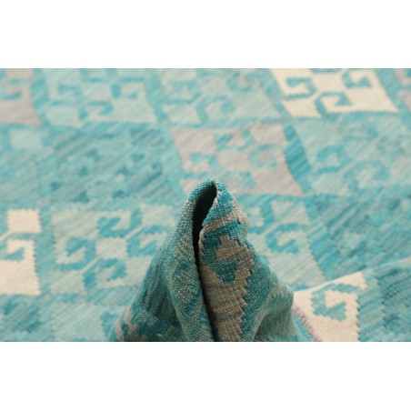 Tappeto Kilim Afghanistan azzurro blu 292x405