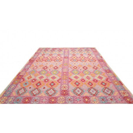 Tappeto Kilim Afghanistan marrone rosso 268x343