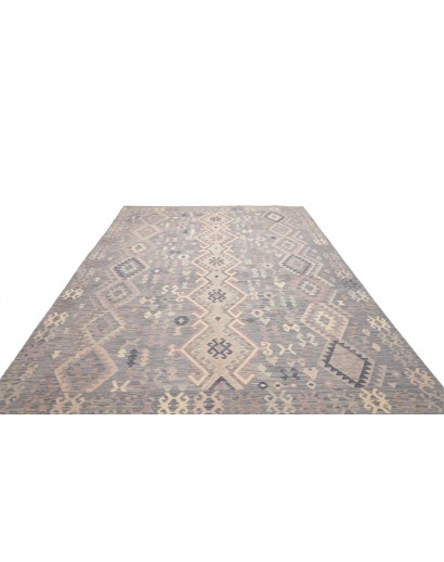 Tappeto Kilim Afghanistan beige azzurro 255x335