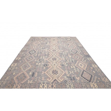 Tappeto Kilim Afghanistan beige azzurro 255x335
