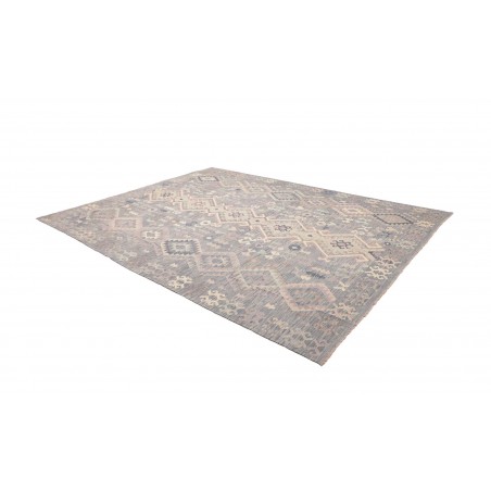 Tappeto Kilim Afghanistan beige azzurro 255x335
