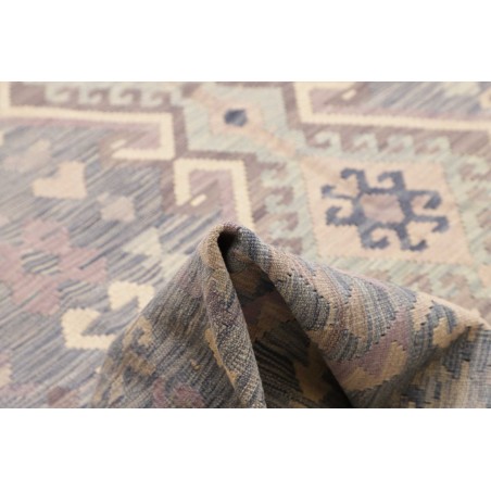 Tappeto Kilim Afghanistan beige azzurro 255x335