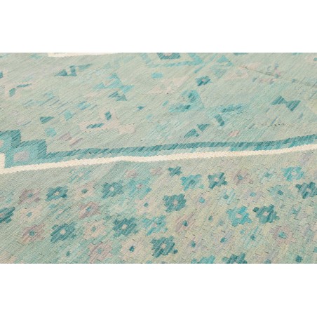 Tappeto Kilim Afghanistan beige blu 245x290