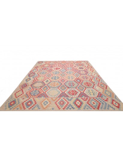 Tappeto Kilim Afghanistan marrone beige 267x340