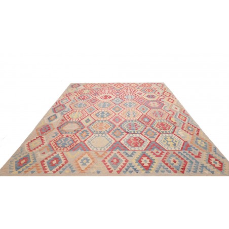 Tappeto Kilim Afghanistan marrone beige 267x340