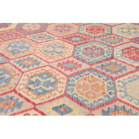 Tappeto Kilim Afghanistan marrone beige 267x340