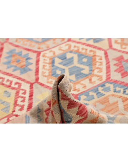 Tappeto Kilim Afghanistan marrone beige 267x340