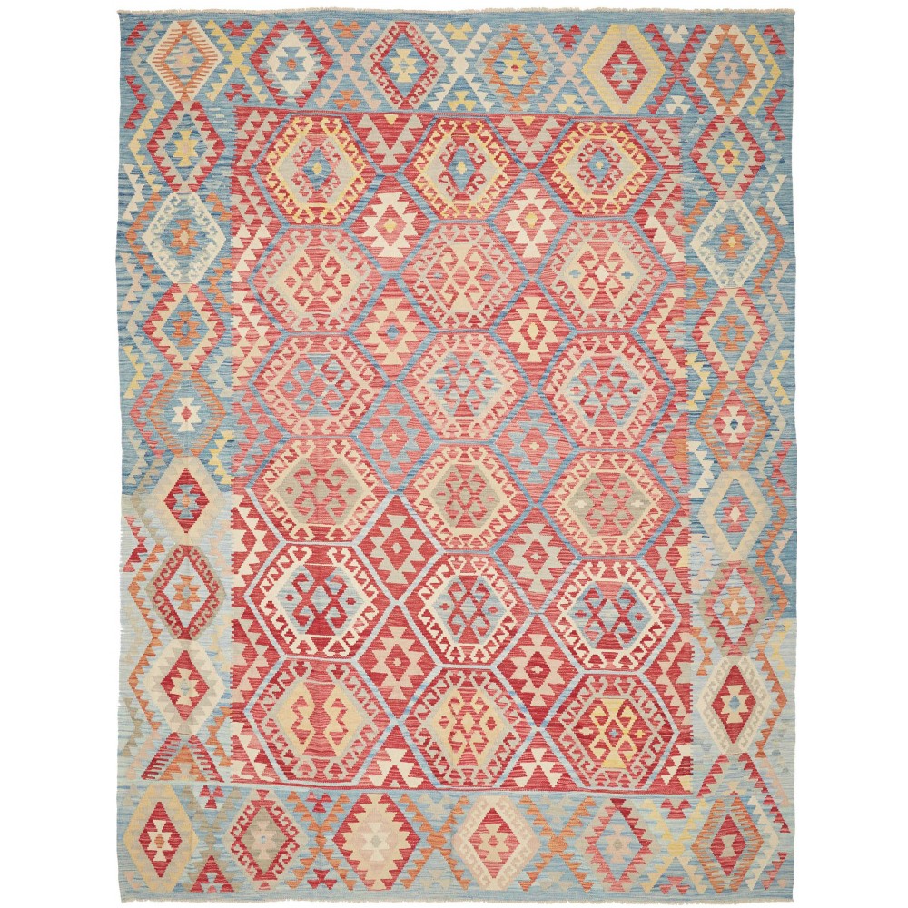 Tappeto Kilim Afghanistan beige marrone 256x336
