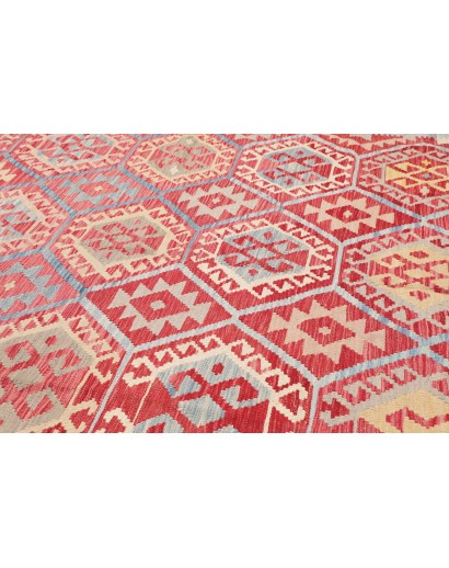Tappeto Kilim Afghanistan beige marrone 256x336