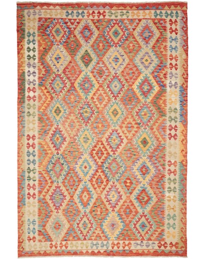 Tappeto Kilim Afghanistan marrone 207x293