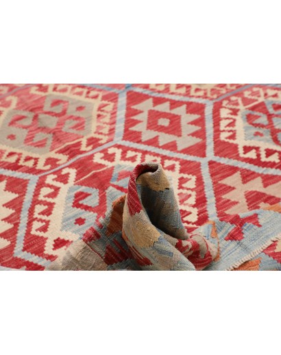 Tappeto Kilim Afghanistan beige marrone 256x336