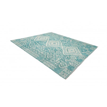 Tappeto Kilim Afghanistan azzurro blu 259x291