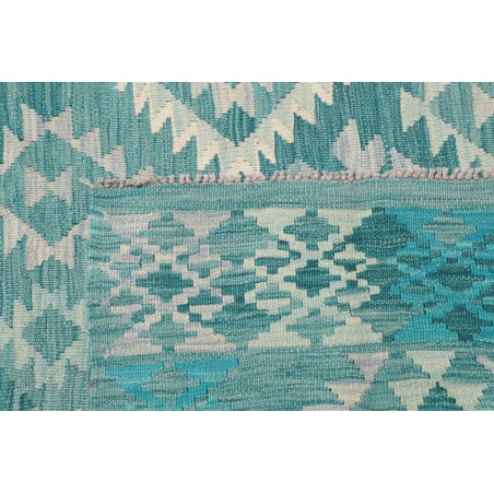 Tappeto Kilim Afghanistan azzurro blu 259x291