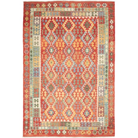 Tappeto Kilim Afghanistan marrone 205x293