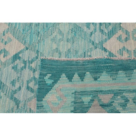 Tappeto Kilim Afghanistan azzurro blu 245x350