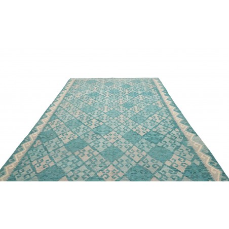 Tappeto Kilim Afghanistan azzurro blu 239x339