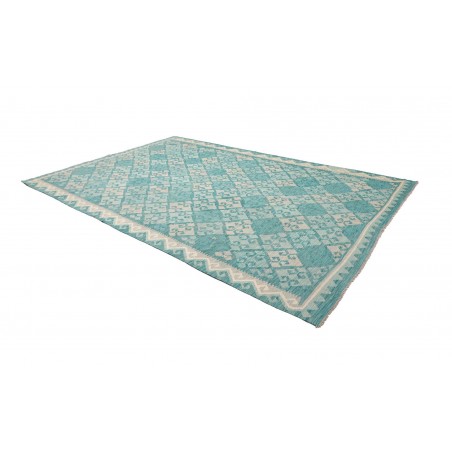 Tappeto Kilim Afghanistan azzurro blu 239x339
