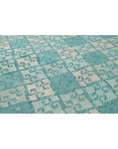 Tappeto Kilim Afghanistan azzurro blu 239x339