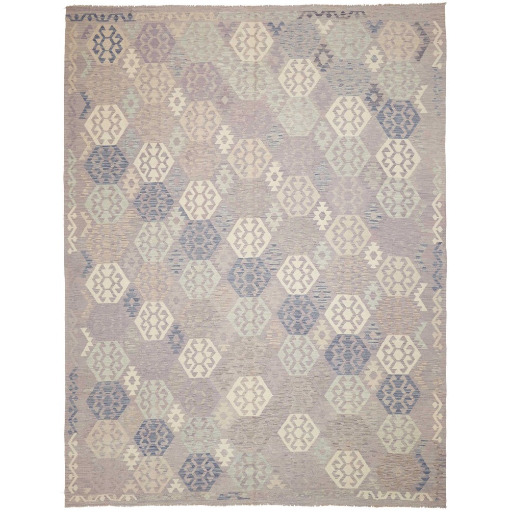 Tappeto Kilim Afghanistan azzurro 301x389